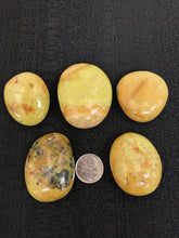 Load image into Gallery viewer, Green Opal Palm Stone